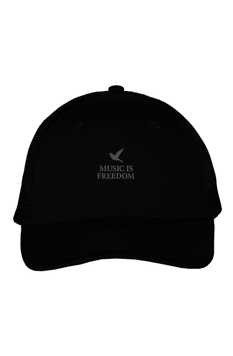 Mesh-Back Twill Trucker Cap